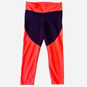 Under Armour HeatGear Color Block Leggings SZ L